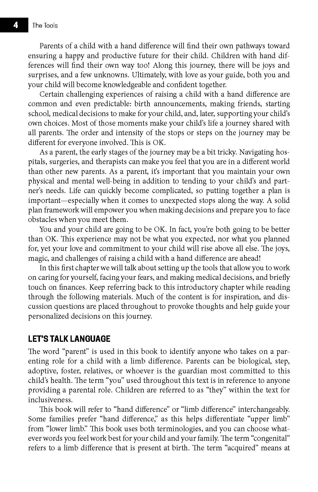 The Hand Book: An Informational Guide for Parents of Children with Hand Differences
