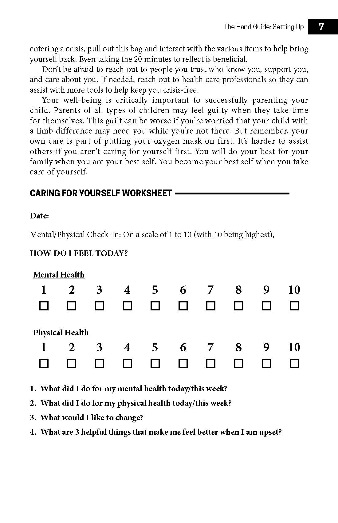 The Hand Book: An Informational Guide for Parents of Children with Hand Differences